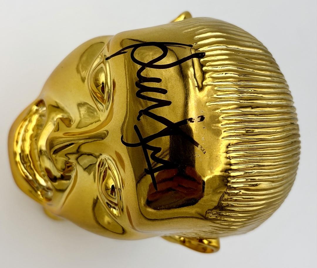 Harrison Ford signed Golden Fertility Idol movie prop (Raiders of the Lost Ark) *RARE* - SWAU COA