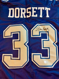 Tony Dorsett signed Cowboys jersey - Beckett COA