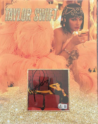 Taylor Swift matted, signed "Life of a Showgirl" CD Insert Photo 4 - Beckett COA