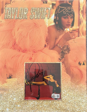 Taylor Swift matted, signed "Life of a Showgirl" CD Insert Photo 4 - Beckett COA with full LOA