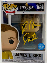 William Shatner Signed Funko Pop #1689 Limited Glitter Edition Captain Kirk (Star Trek)-JSA COA