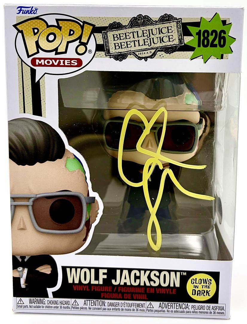 Willem Dafoe Signed "Wolf Jackson" Funko Pop #1826 (Beetlejuice) - Beckett COA