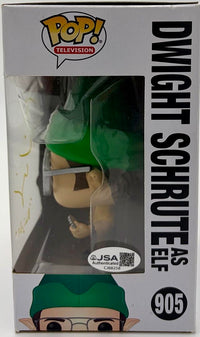 Rainn Wilson signed "Dwight Schrute" Funko #905 (The Office) w/character name - JSA COA (Copy)