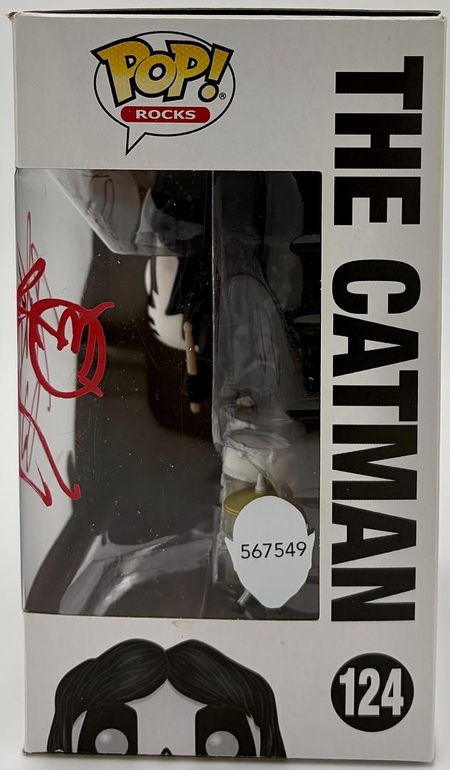 Peter Criss signed "The Catman" Funko #124 (KISS) - JSA COA