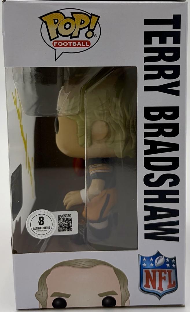 Terry Bradshaw signed Funko #85 (Steelers) - Beckett COA
