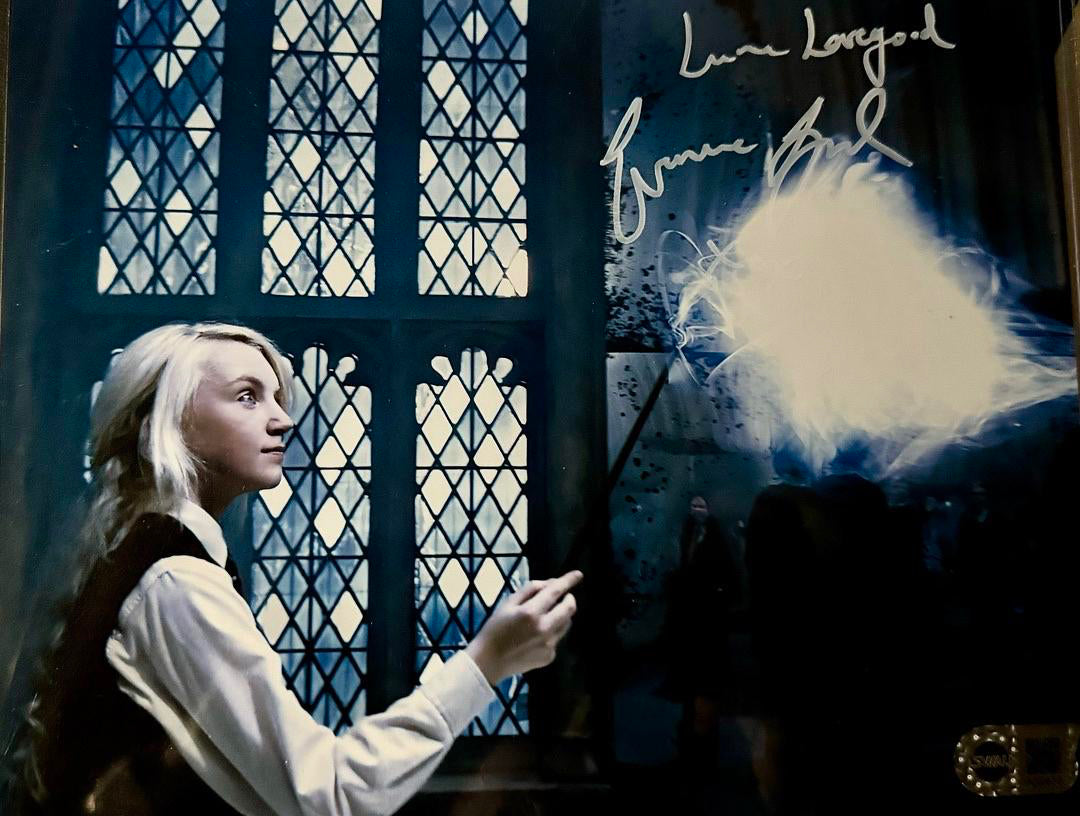 Evanna Lynch Signed 8x10 Photo Luna Lovegood (Harry Potter)  - SWAU