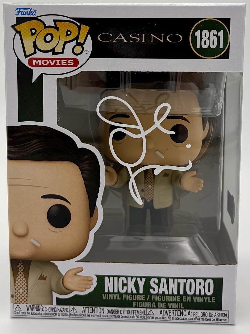 Joe Pesci Signed "Nicky Santoro" Funko #1861 (Casino) - Beckett COA