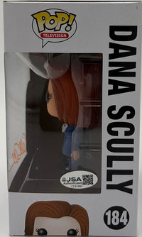 Gillian Anderson Signed Funko Pop #184 "Dana Scully" (X-Files) - JSA COA