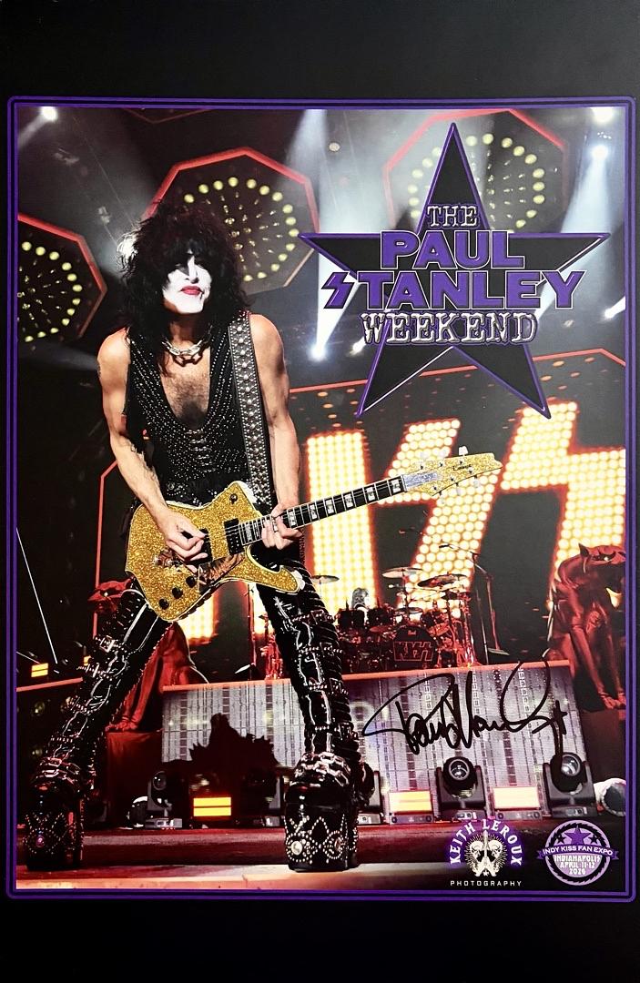 Paul Stanley signed 11x17 (KISS) - JSA COA