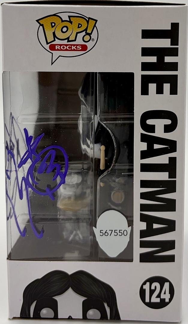 Peter Criss signed "The Catman" Funko #124 (KISS) - JSA COA