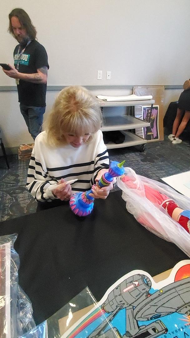 Barbara Eden Signed Jeannie Bottle Prop signed twice (I Dream of Jeannie) - JSA COA