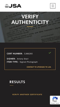 Anthony Starr signed 8x10 (The Boys) - JSA COA