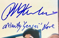 Ralph Macchio Billy Zapka & Martin Cove signed 11x14 (Karate Kid) - JSA