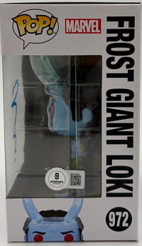 Matt Damon Signed Funko Pop #972 "Frost Giant Loki" (Marvel Studios: What IF….?) - Beckett COA