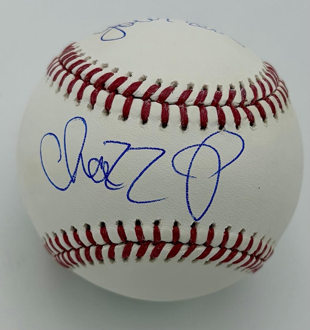 Chaz Palminteri signed baseball w/long quote - Beckett COA