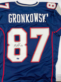 Rob Gronkowski Signed Custom Patriots Jersey - Radtke COA
