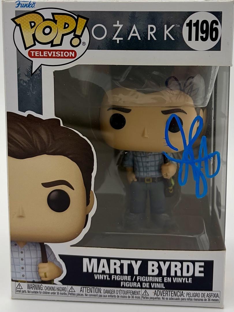 Jason Bateman Signed "Marty Byrd" Funko #1196 (Ozark) - Beckett COA