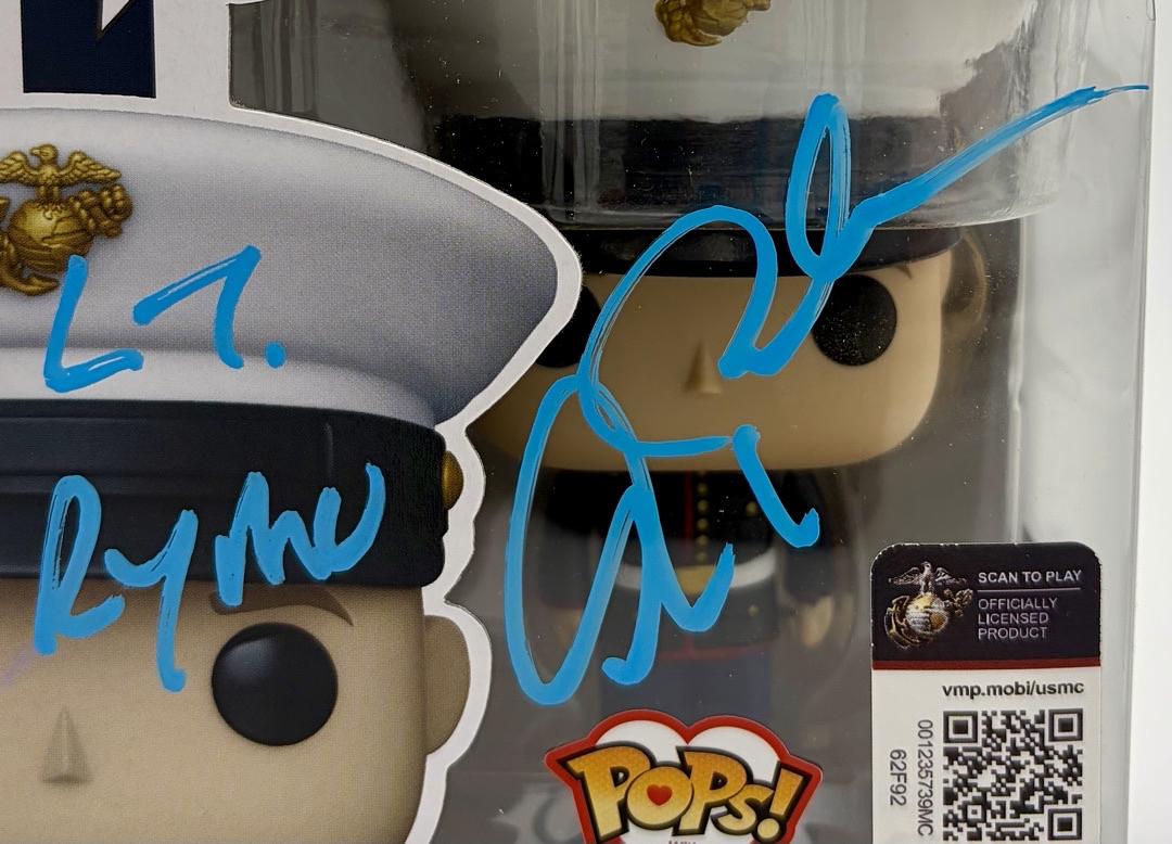 Alec Baldwin signed U.S. Marines Funko (USMC) w/ Lt. Ryan inscription - Beckett COA *RARE*