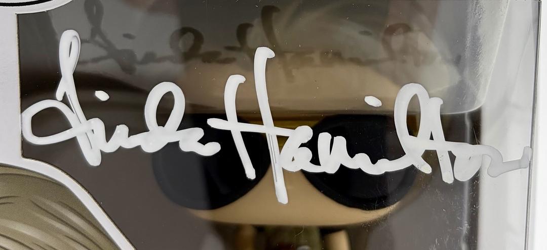 Linda Hamilton Signed Funko Pop #818 Sara Connor (Terminator) - Beckett COA #06