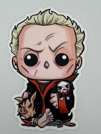Tobin Bell "Jigsaw" signed Funko Pop #1820 (Saw) w/quote and character name - JSA COA