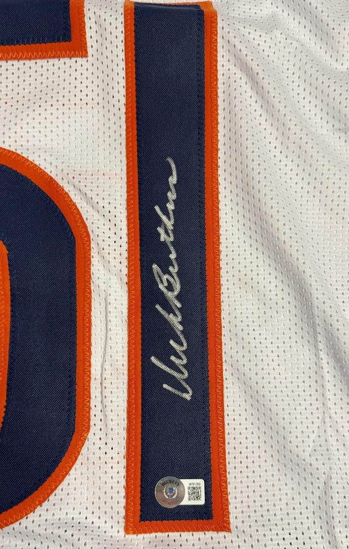 Dick Butkus (Bears) Signed career statistics jersey - Beckett COA