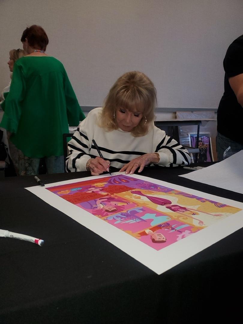Barbara Eden signed 18x24 exclusive signed limited edition print (/75) RESEARCH PENDING