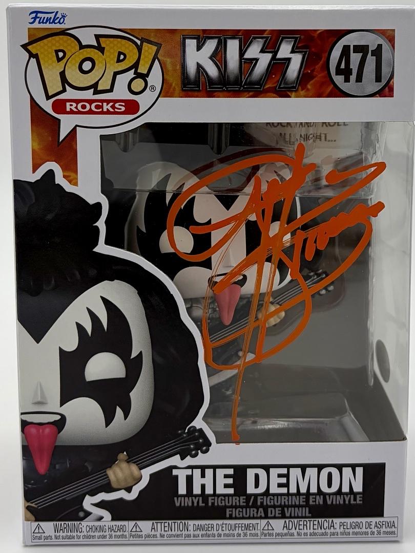 Gene Simmons (KISS) signed Funko Pop #471 - JSA COA
