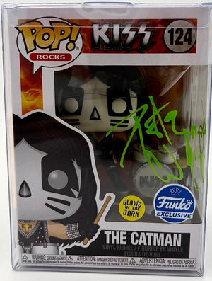 Peter Criss signed "The Catman" Funko #124 (KISS) - JSA COA
