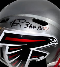 Andre Risen (Falcons) Signed Full Size Replica Helmet  - Schwartz COA