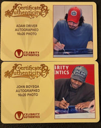 Adam Driver and John Boyega signed 16x20 (Star Wars) - Celebrity Authentics