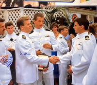 Val Kilmer and Tom Skerritt signed 16x20 (Top Gun) - Celebrity Authentics COA