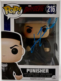 John Travolta Signed Funko Pop #216 (The Punisher) - SWAU COA