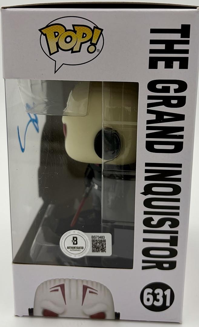 Rupert Friend signed "The Grand Inquisitor" Funko #631 (Star Wars) - Beckett COA