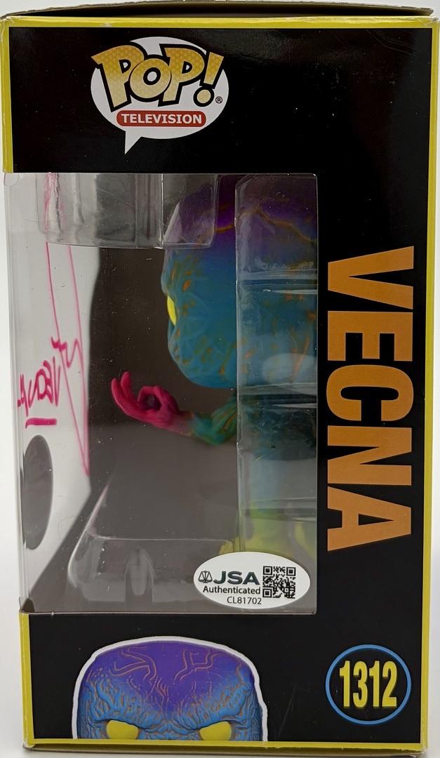 Jamie Campbell Bower signed "Vecna" Funko #1312 (Stranger things) - JSA COA