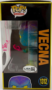 Jamie Campbell Bower signed "Vecna" Funko #1312 (Stranger things) - JSA COA