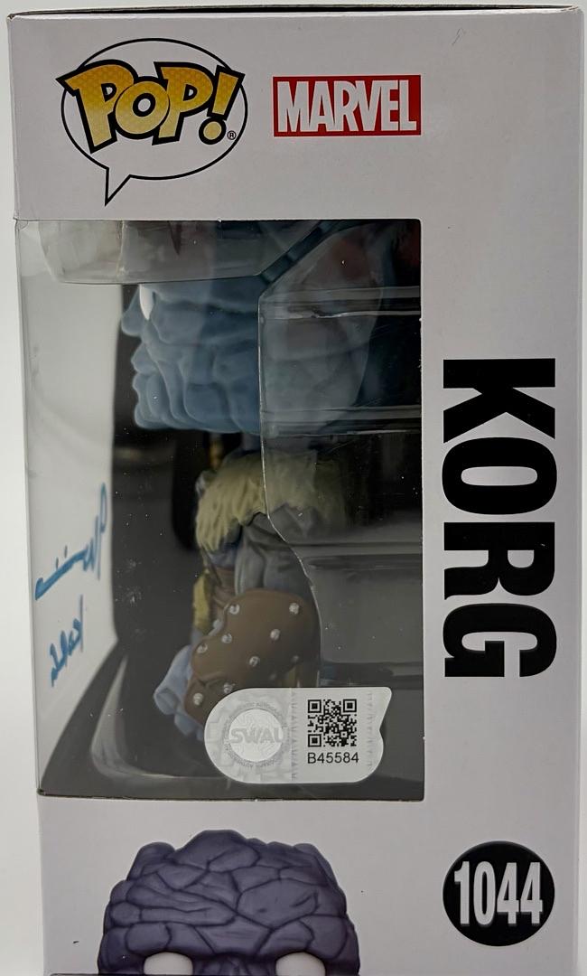 Taika Waititi signed "Korg" signed Funko #328 (Thor) - SWAU COA