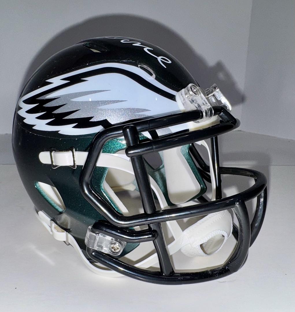 Sylvester Stallone (Eagles) signed mini-helmet *RARE* Beckett COA w/full letter of authenticity