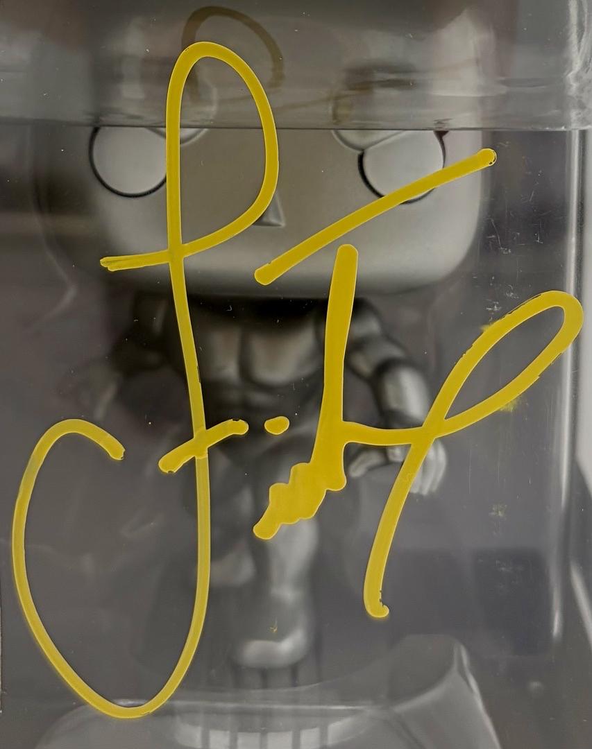 Laurence Fishburne Signed "Silver Surfer" Funko #563 - SWAU COA