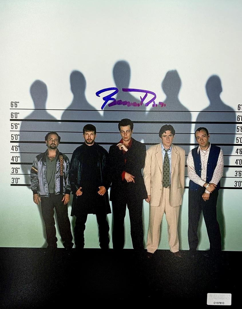 Benicio Del Toro signed 8x10 (The Usual Suspects) - Celebrity Authentics COA