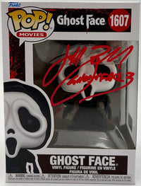 Jeff Brockton signed "Ghost Face" Funko #1607 (Scream) - Zobie COA