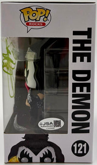 Gene Simmons (KISS) signed Funko Pop #121 - JSA COA