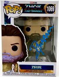 Russell Crowe signed "Zeus" Funko #1069 (Thor: Love and Thunder) - Beckett COA