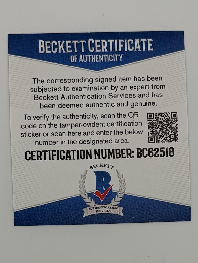 Billy Zane signed Funko #67 (The Phantom) - Beckett COA