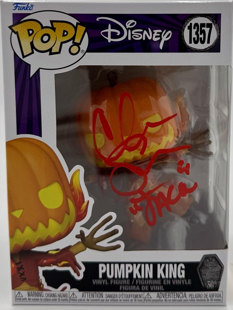 Chris Sarandon Signed Funko Pop #1357 (Pumpkin King) w/Inscription - Beckett COA