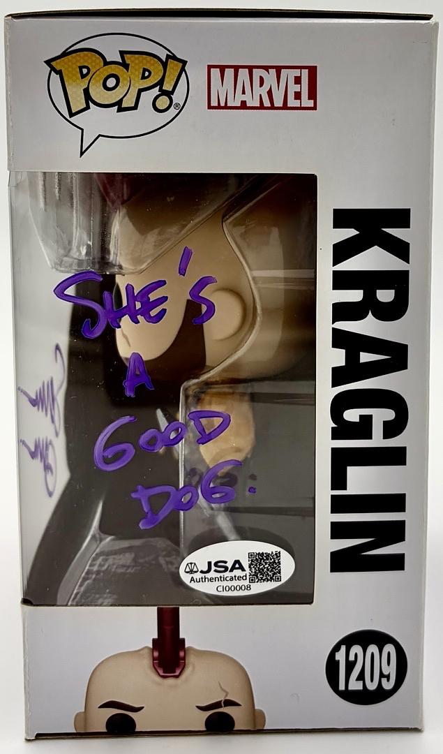 Sean Gunn Signed Funko Pop #1209 "Kraglin" (GOTG) w/quote - JSA COA