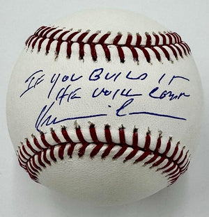 Kevin Costner signed baseball w/quote - SWAU COA