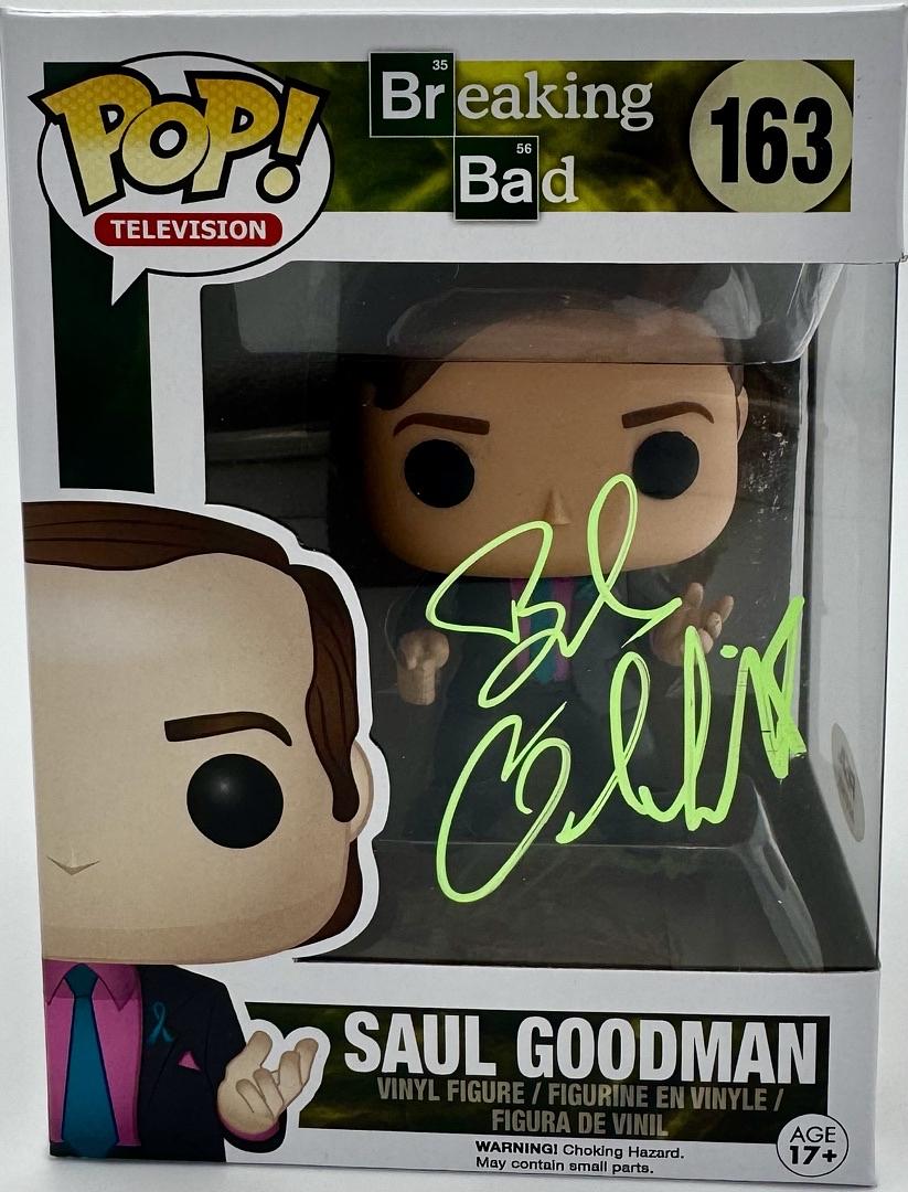 Bob Odenkirk Signed Funko Pop #163 Saul Goodman (Breaking Bad)  - PSA COA