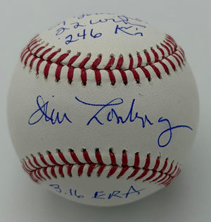 Jim Lonborg Signed 2018 ROMLB w/Cy Young Inscription and stats - Sure Shot Promotions