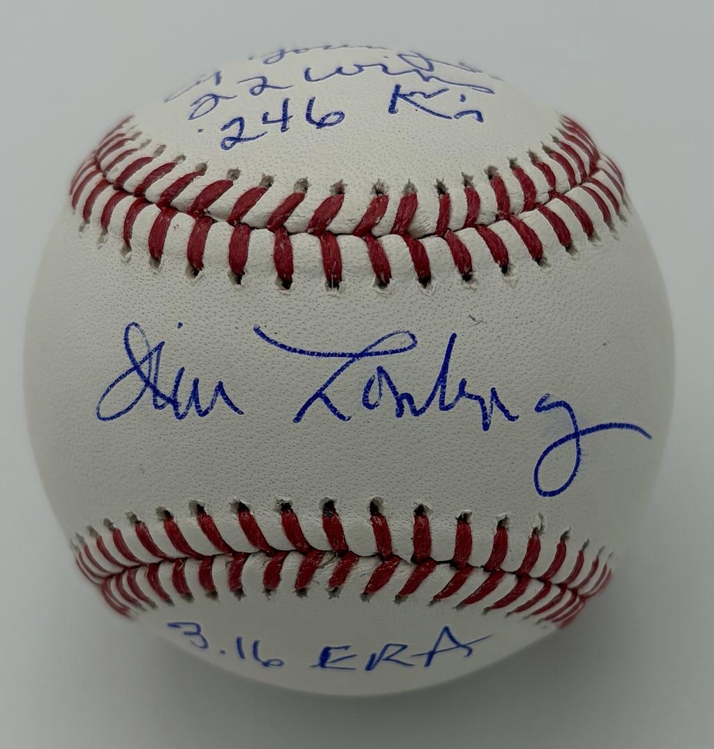 Jim Lonborg Signed 2018 ROMLB w/Cy Young Inscription and stats - Sure Shot Promotions