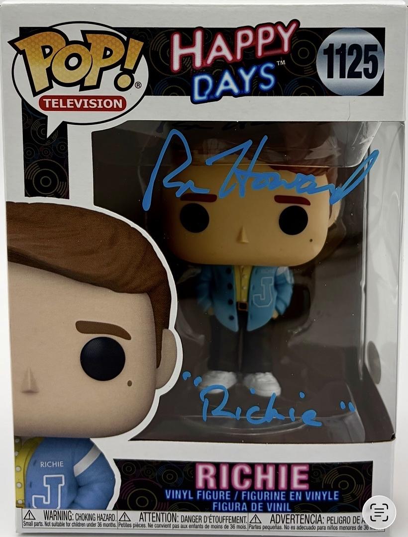 Ron Howard signed "Richie" Funko #1125 (Happy Days) - JSA COA